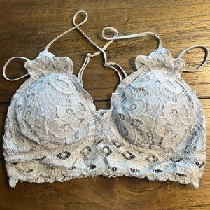 Lace Bralette in Gray